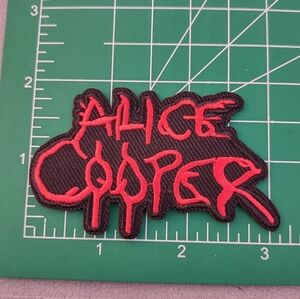 2/$10 Alice Cooper Embroidered Patch